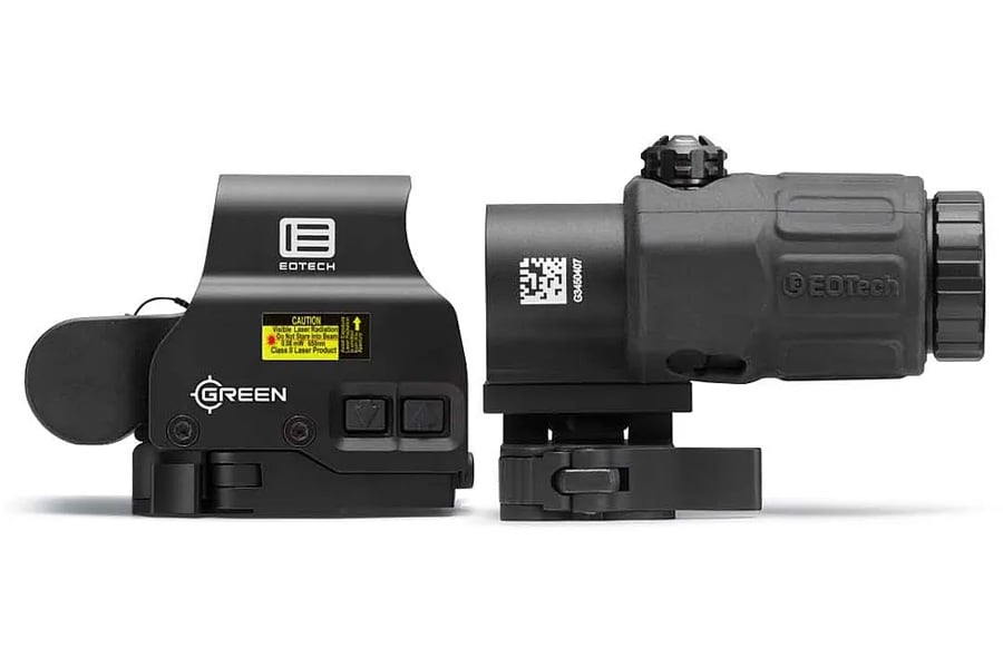 EOTech Holographic Hybrid Green Dot Sight with G33 Magnifier and STS Mount 